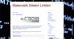 Desktop Screenshot of matematiksitelerilinkleri.haruneskar.com